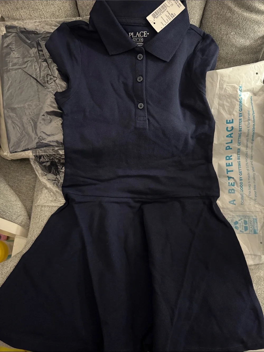 The Children's Place Navy 2 Dresses and 2 Skorts